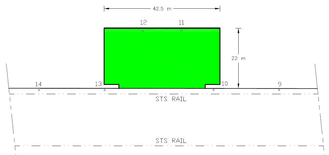 Ro-Ro wharf size in Terminal Container Ravenna