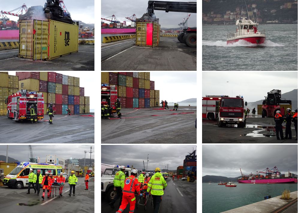 Emergency Drill at La Spezia Container Terminal