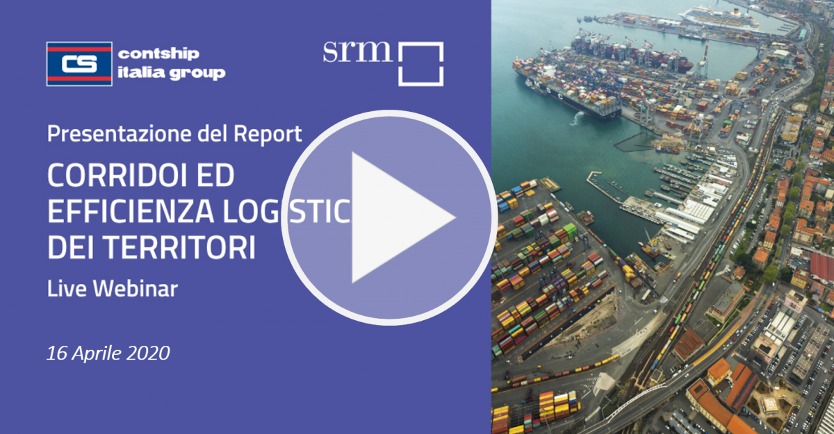 Iscrizione Webinar SRM-Contship presentazione studio corridoi logistici 2020 