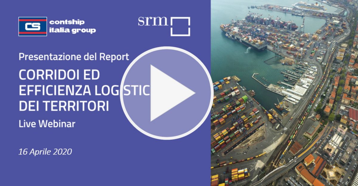 Webinar SRM Contship presentazione Report 2020 Corridoi ed efficienza logistica dei territori