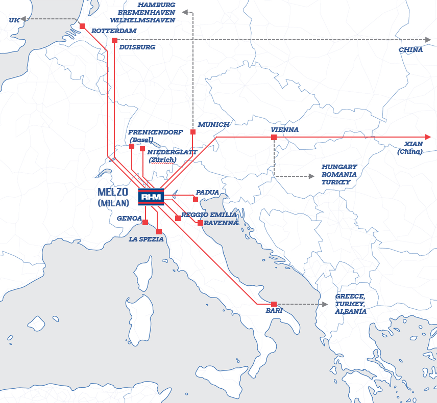 RHM Intermodal Connections Map