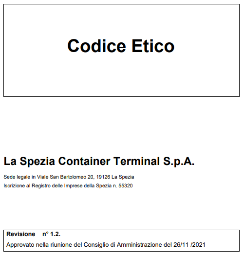 Codice Etico LSCT