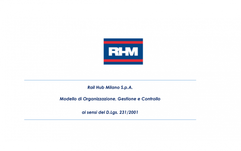 Modello di Organizzazione, Gestione e Controllo ai sensi del D.Lgs. 231/2001