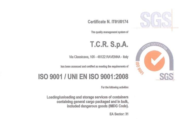 TCR ISO 9001:2008 ENG