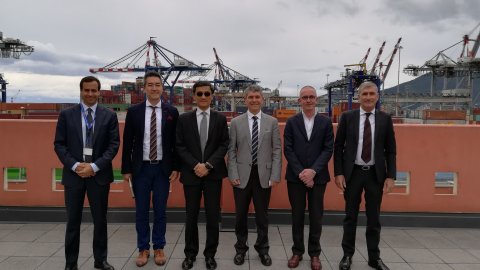 Evergreen Mritime Corp. visiting Contship La Spezia Container Terminal