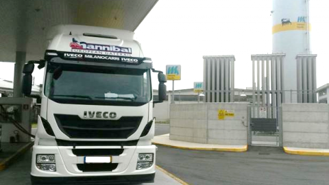 Hannibal LNG Test Truck