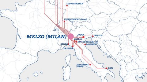 Hannibal rail sevice map