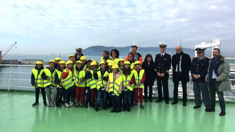 Visita Porto Lab al porto di Marina di Carrara