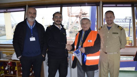 Arkas Line First Call in Contship Terminal Ravenna