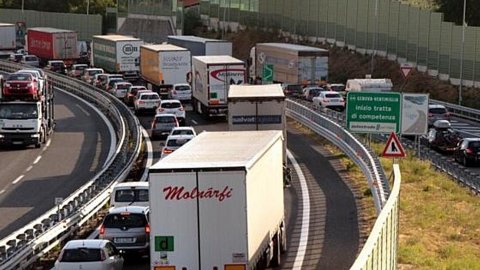 Congestione delle autostrade liguri