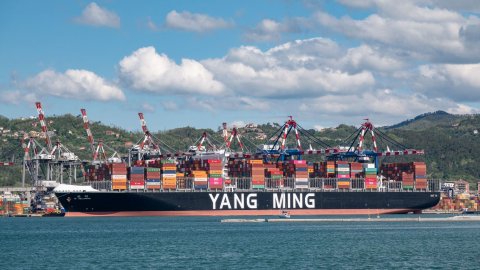 Yang Ming Wellspring at La Spezia Container Terminal