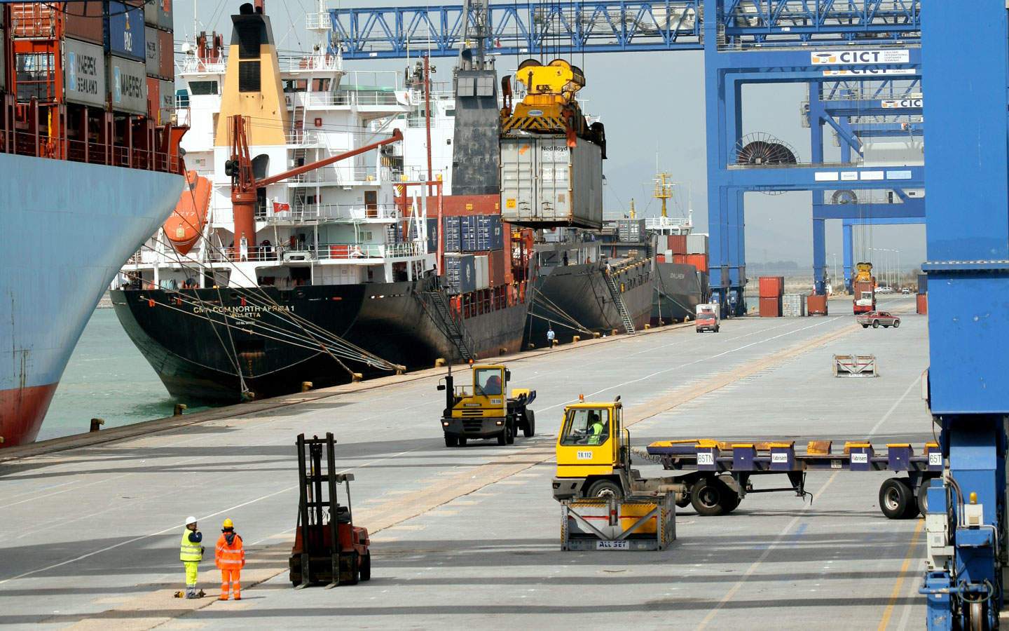 Cagliari International Container Terminal Quay